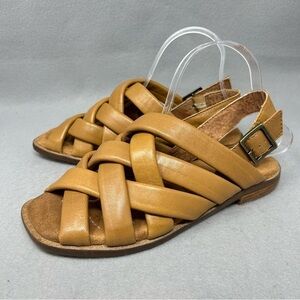 Kelsi Dagger Slingback Strappy Women Leather Sandal Size 8.5